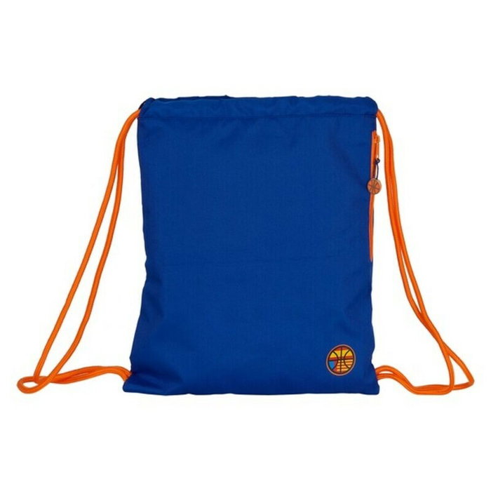 Safta Saco Deportivo Valencia Basket Club Azul y Naranja 35x45cm