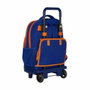 Safta Mochila Grande con Ruedas Compactas Extraíbles Valencia Basket Club Azul y Naranja
