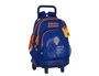 Safta Mochila Grande con Ruedas Compactas Extraíbles Valencia Basket Club Azul y Naranja