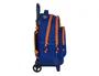 Safta Mochila Grande con Ruedas Compactas Extraíbles Valencia Basket Club Azul y Naranja