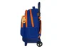 Safta Mochila Grande con Ruedas Compactas Extraíbles Valencia Basket Club Azul y Naranja