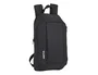 Safta Mini Mochila Bolsillo Vertical Negro
