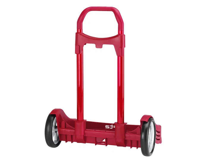 Safta Carro Portamochilas Evolution Rojo - Carro Escolar con Ruedas