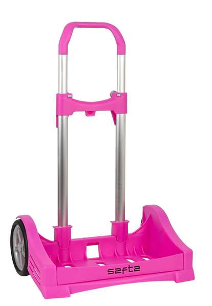 Safta Carro Portamochilas Plegable Evolution Fucsia 85x40x28 cm