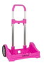 Safta Carro Portamochilas Plegable Evolution Fucsia 85x40x28 cm