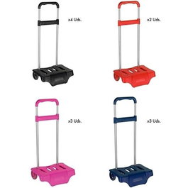 Safta Trolley Portamochilas Mod.905 Color Fucsia Fabricado en España