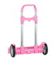 Safta Carro Portamochilas Plegable Evolut Rosa Claro 85x40x28 cm