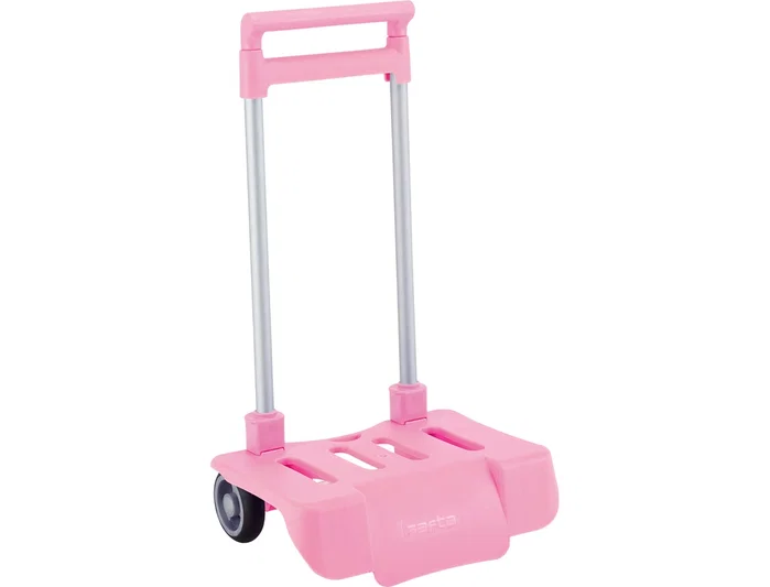 Safta Carro Escolar Plegable Rosa Claro