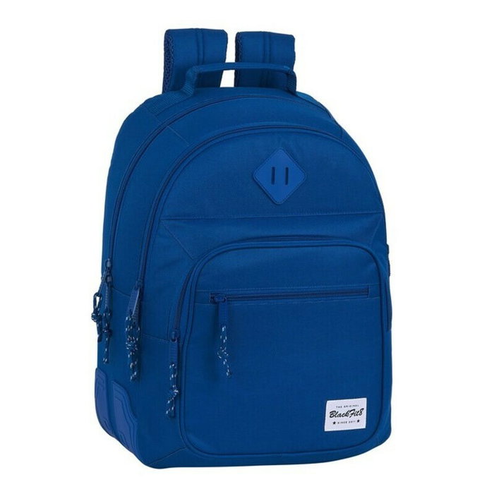 Safta Mochila Doble Adaptable Carro Blackfit8 Oxford Azul Oscuro