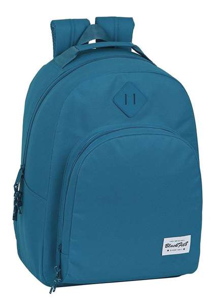 Safta Mochila Adapt.carro Egeo Blackfit8 Azul 600D Polyester Edad 3 Años