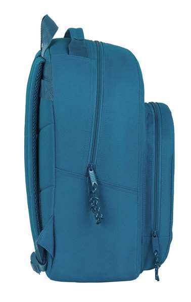 Safta Mochila Adapt.carro Egeo Blackfit8 Azul 600D Polyester Edad 3 Años