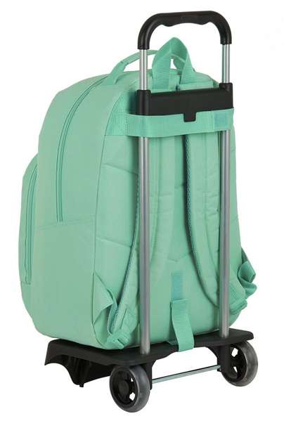 Safta Mochila 305+Carro 905 Blackfit8 Turquesa