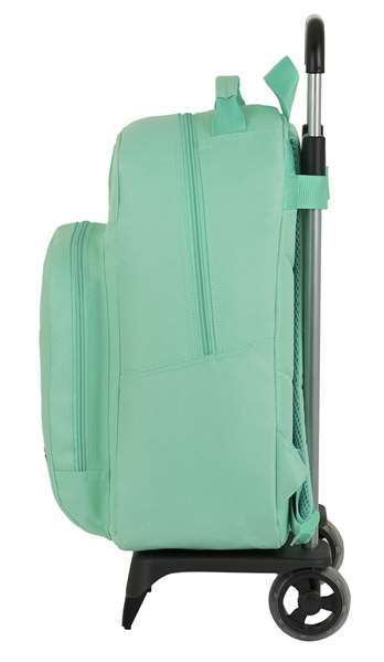 Safta Mochila 305+Carro 905 Blackfit8 Turquesa