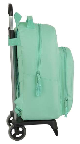 Safta Mochila 305+Carro 905 Blackfit8 Turquesa