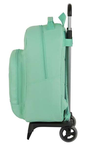 Safta Mochila 305+Carro 905 Blackfit8 Turquesa