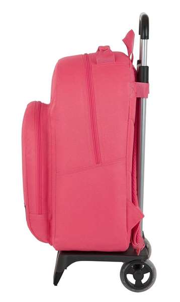 Safta Mochila 305+carro 905 Blackfit8 Fresa con Carro, Niña, 3-13 Años