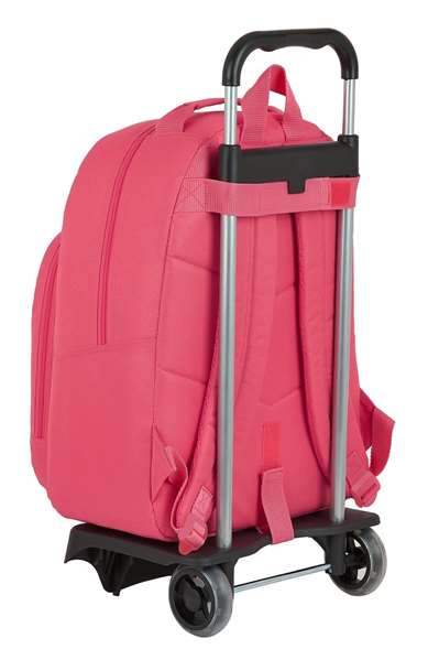 Safta Mochila 305+carro 905 Blackfit8 Fresa con Carro, Niña, 3-13 Años