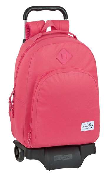 Safta Mochila 305+carro 905 Blackfit8 Fresa con Carro, Niña, 3-13 Años