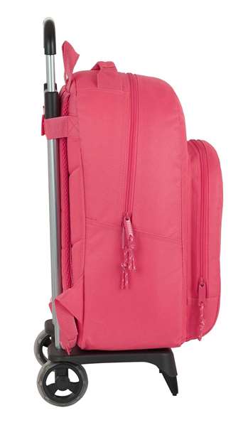 Safta Mochila 305+carro 905 Blackfit8 Fresa con Carro, Niña, 3-13 Años