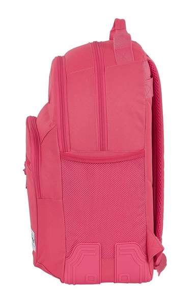 Blackfit8 Mochila Doble Adaptable a Carro Fresa Niña Rosa 600D Polyester Edad 3 Años