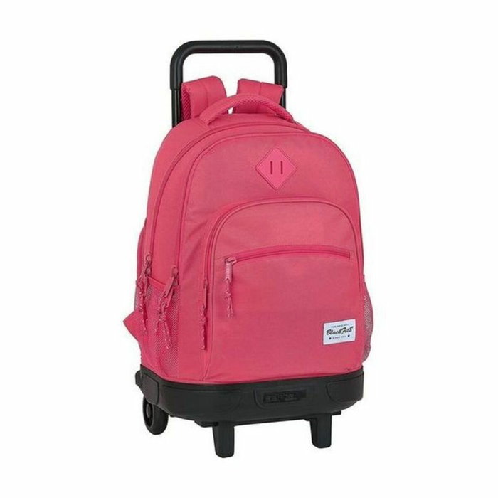 Safta Mochila Grande con Ruedas Compactas Extraíbles Blackfit8 Fresa Rosa