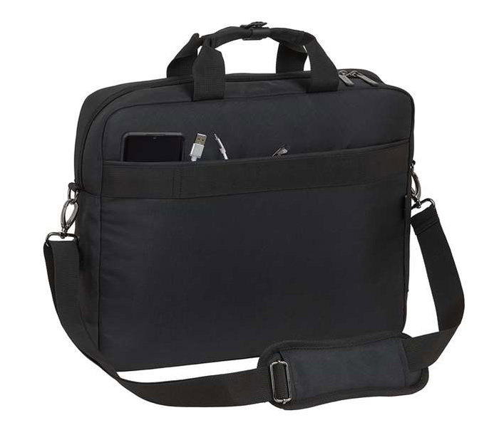 Safta Maletín para Portátil 15,6" Business 41x90x33cm Negro Nylon Gucci 900D + Piel PVC