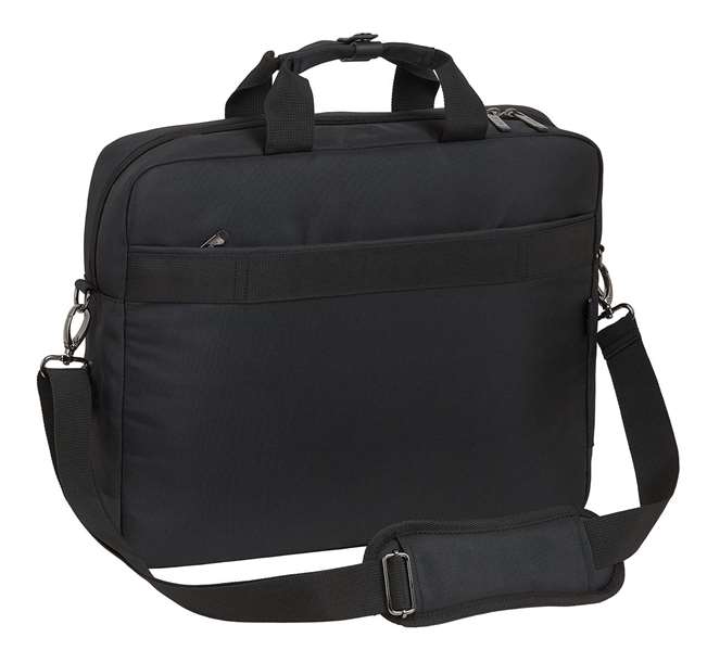 Safta Maletín para Portátil 15,6" Business 41x90x33cm Negro Nylon Gucci 900D + Piel PVC