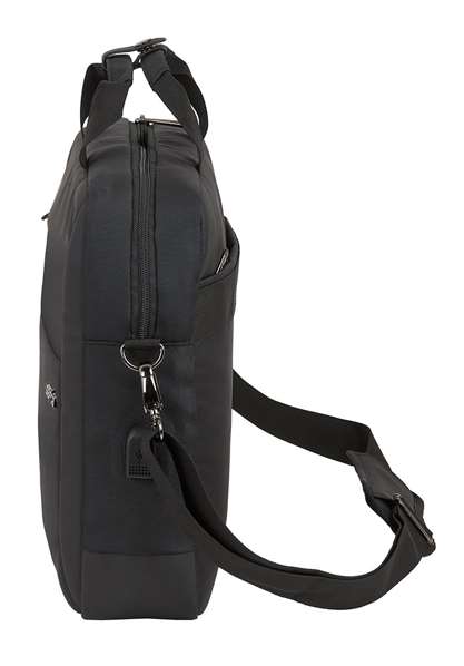 Safta Maletín para Portátil 15,6" Business 41x90x33cm Negro Nylon Gucci 900D + Piel PVC