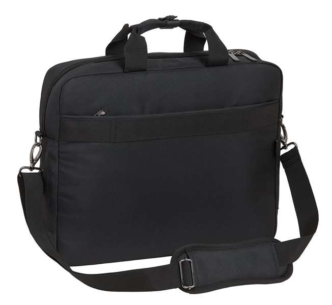 Safta Maletín para Portátil 15,6" Business 41x90x33cm Negro Nylon Gucci 900D + Piel PVC