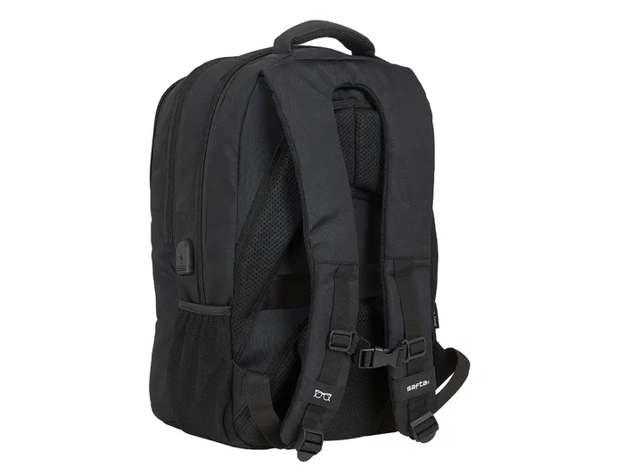 Safta Mochila Business para Portátil 15,6 Pulgadas y Tablet con USB, Negra Safta Mochila Business para Portátil 15,6 Pulgadas y Tablet con USB, Negra