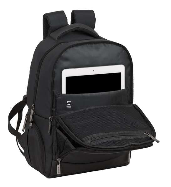 Safta Mochila para portátil 14,1" Business Negra Material Nylon/PVC Leather