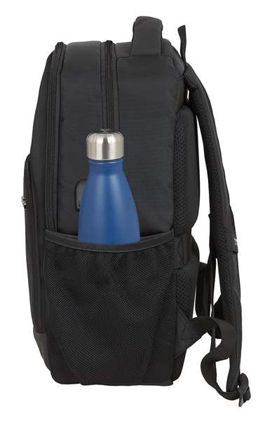 Safta Mochila para portátil 14,1" Business Negra Material Nylon/PVC Leather