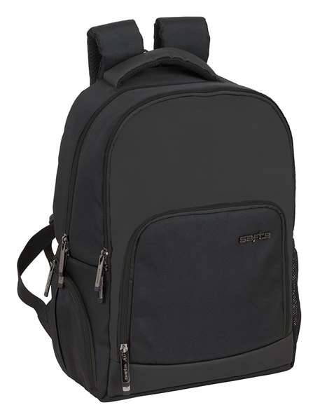 Safta Mochila para portátil 14,1" Business Negra Material Nylon/PVC Leather
