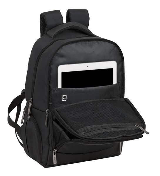 Safta Mochila para portátil 14,1" Business Negra Material Nylon/PVC Leather