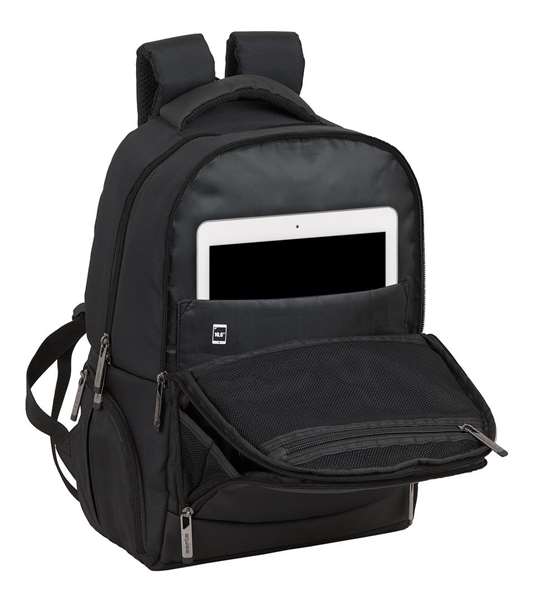 Safta Mochila para portátil 14,1" Business Negra Material Nylon/PVC Leather