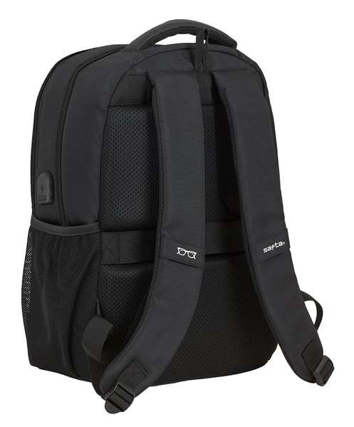 Safta Mochila para portátil 14,1" Business Negra Material Nylon/PVC Leather