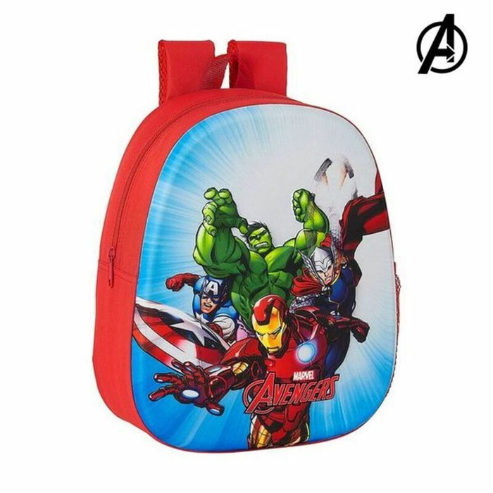 Mochila Infantil 3D The Avengers Rojo Mochila Infantil 3D The Avengers Rojo