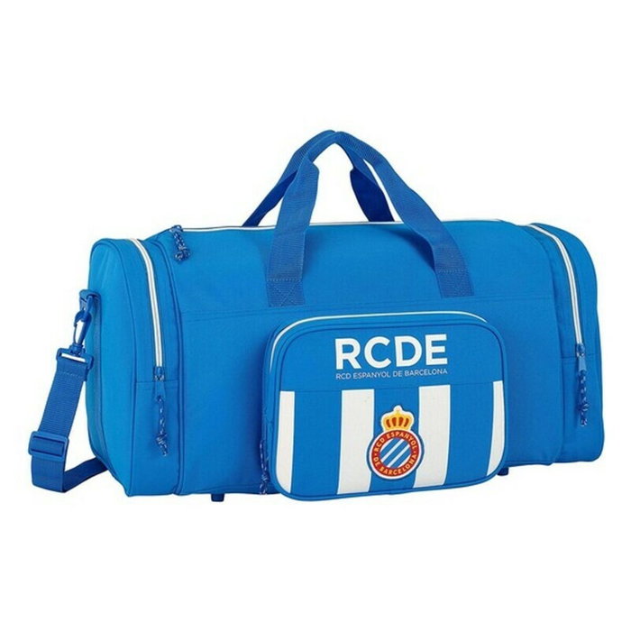 Safta Bolsa Deporte R.C.D. Espanyol Blanco y Azul 55x26x27 cm Safta Bolsa Deporte R.C.D. Espanyol Blanco y Azul 55x26x27 cm