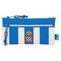 Safta Portatodo R.C.D. Español con Dos Cremalleras Blanco y Azul