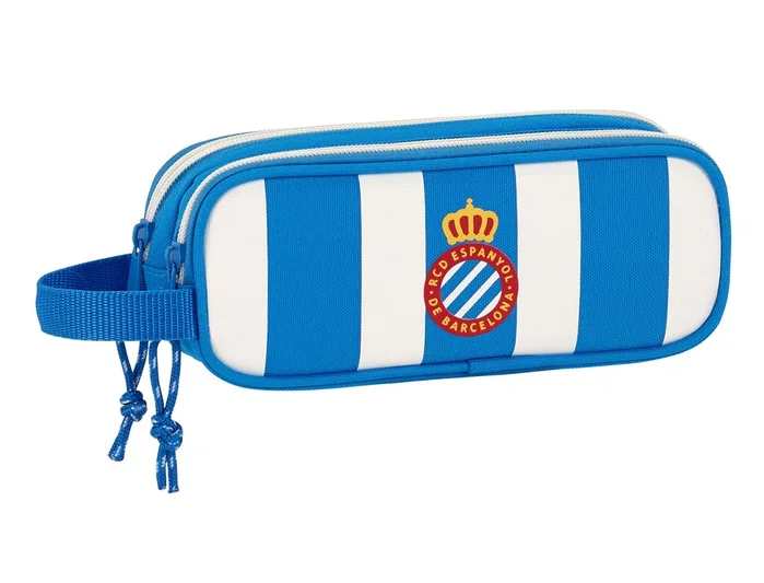 Safta Portatodo Doble R.C.D. Español Blanco y Azul
