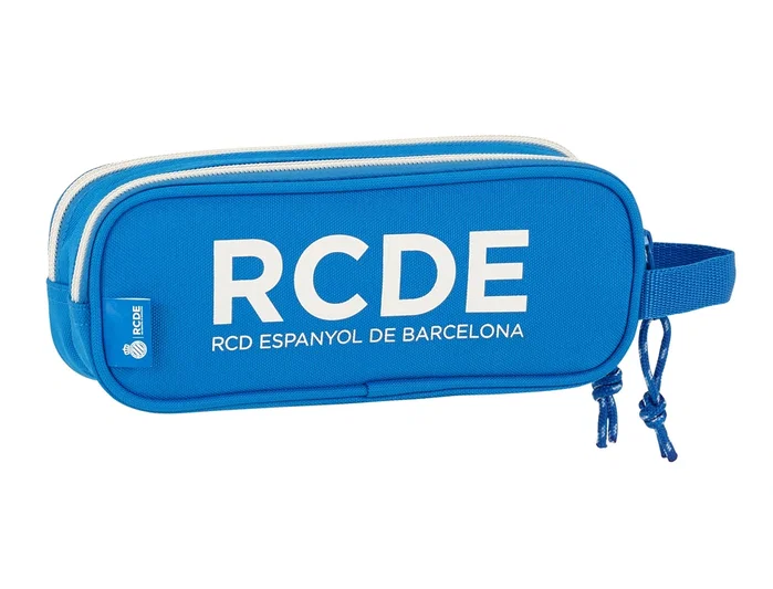 Safta Portatodo Doble R.C.D. Español Blanco y Azul