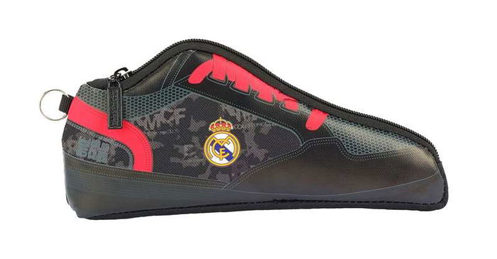 Safta Portatodo Zapatilla Real Madrid Black 24x10x2