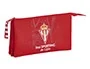 Bolso Escolar Safta Portatodo Sporting De Gijon Triple 220x120X30 mm