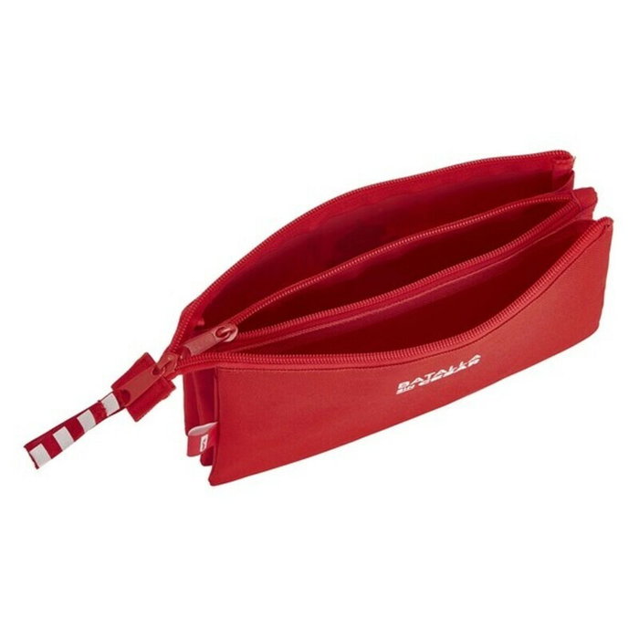 Bolso Escolar Safta Portatodo Sporting De Gijon Triple 220x120X30 mm Bolso Escolar Safta Portatodo Sporting De Gijon Triple 220x120X30 mm