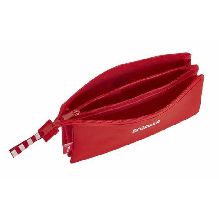 Bolso Escolar Safta Portatodo Sporting De Gijon Triple 220x120X30 mm Bolso Escolar Safta Portatodo Sporting De Gijon Triple 220x120X30 mm