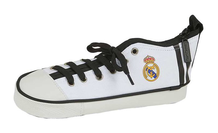 Portatodo Real Madrid C.F. M830 Negro Blanco (24 x 8 x 8.5 cm)