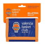 Safta Billetera con cabecera Valencia Basket 12,5x9,5cm Azul y Naranja