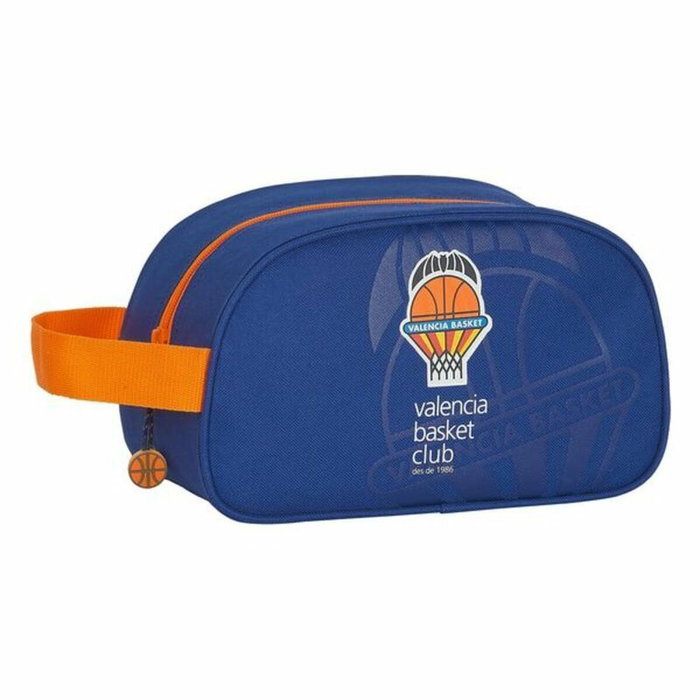 Safta Neceser Valencia Basket Club Adaptable a Carro Azul y Naranja
