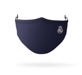 Mascarilla Higiénica de Tela Reutilizable Real Madrid C.F. Adulto Azul