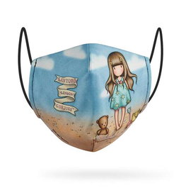 Mascarilla Higiénica de Tela Reutilizable Gorjuss Azul cielo